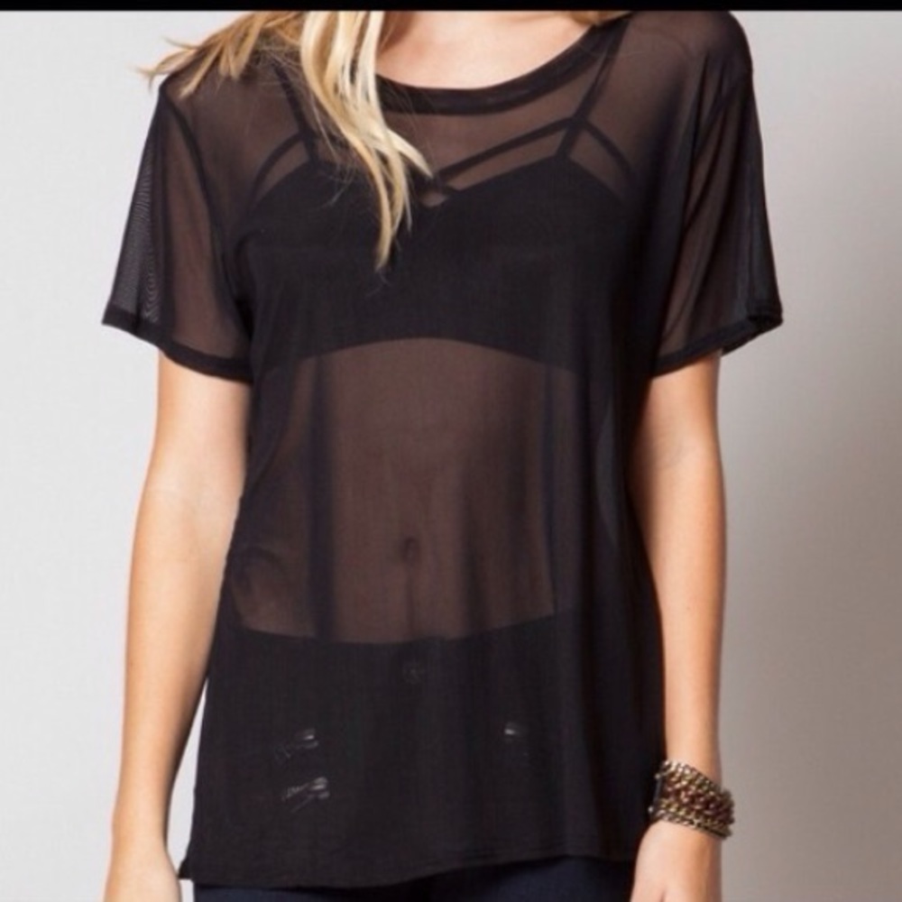 Emma and Sam Mesh Tshirt